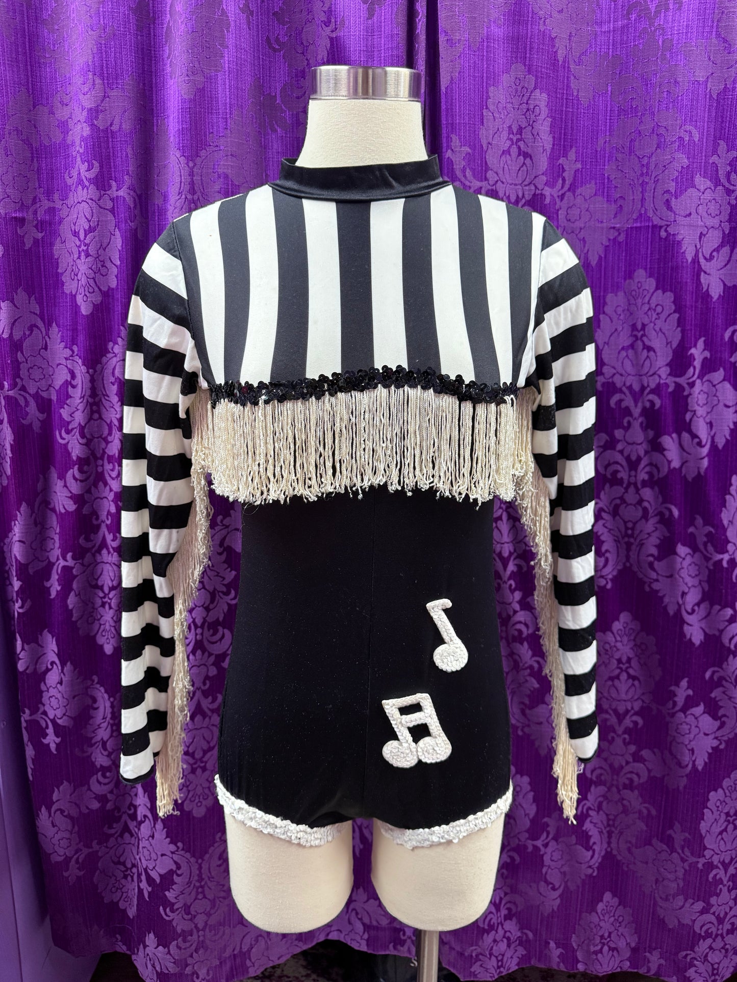 1960s Showgirl Piano Leotard