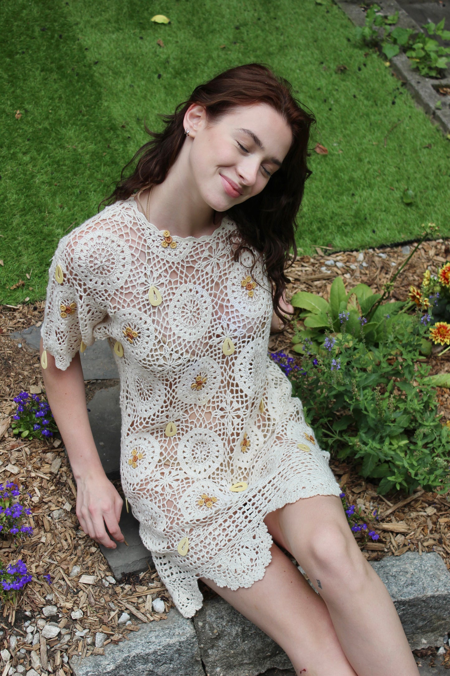 Crochet Beaded Tunic