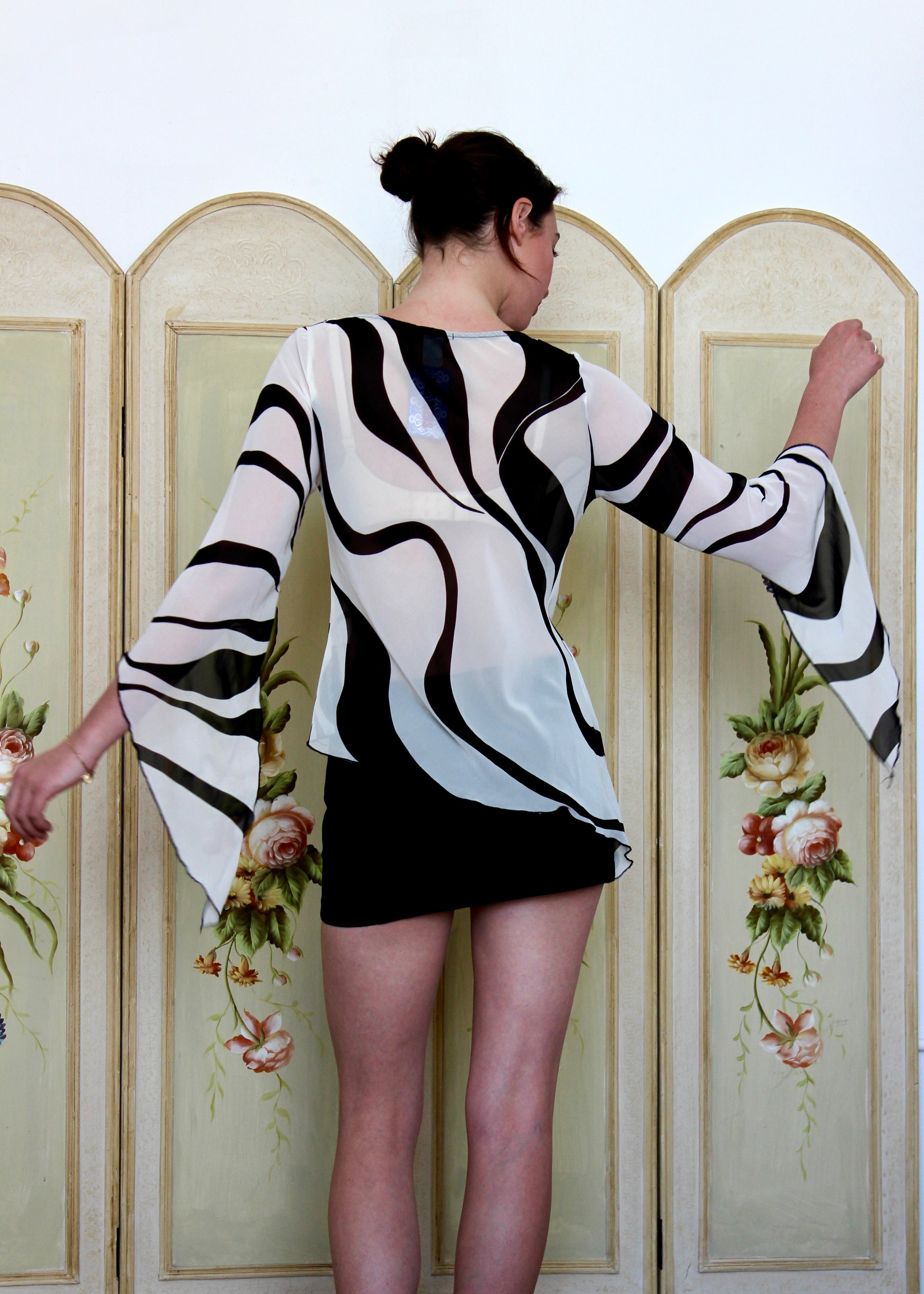 One Heart Retro Flowy Top