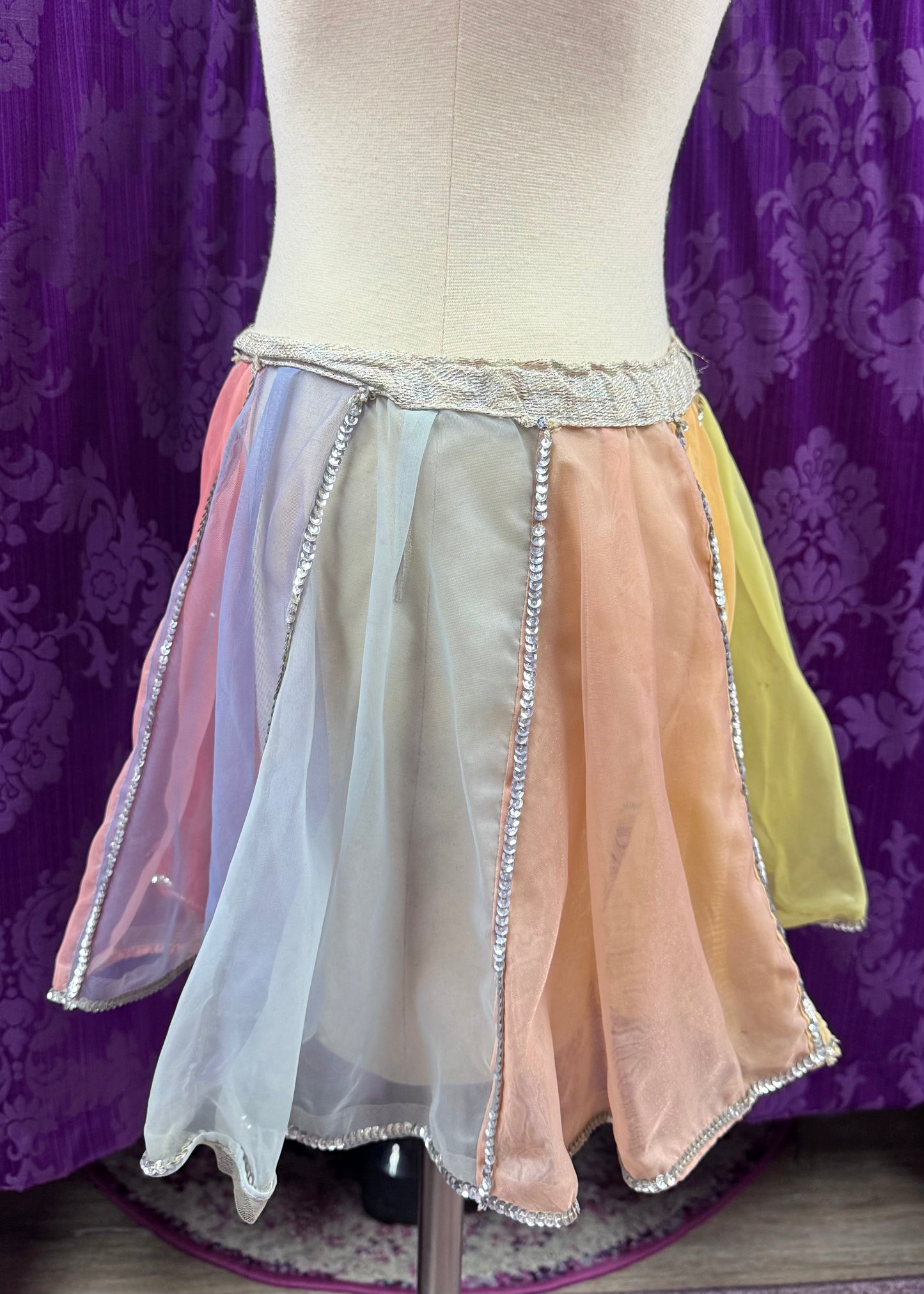 1960s Rainbow TuTu Skirt