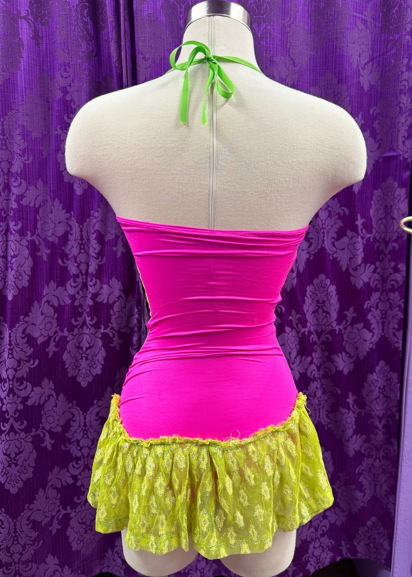 1960s Neon Showgirl Leotard