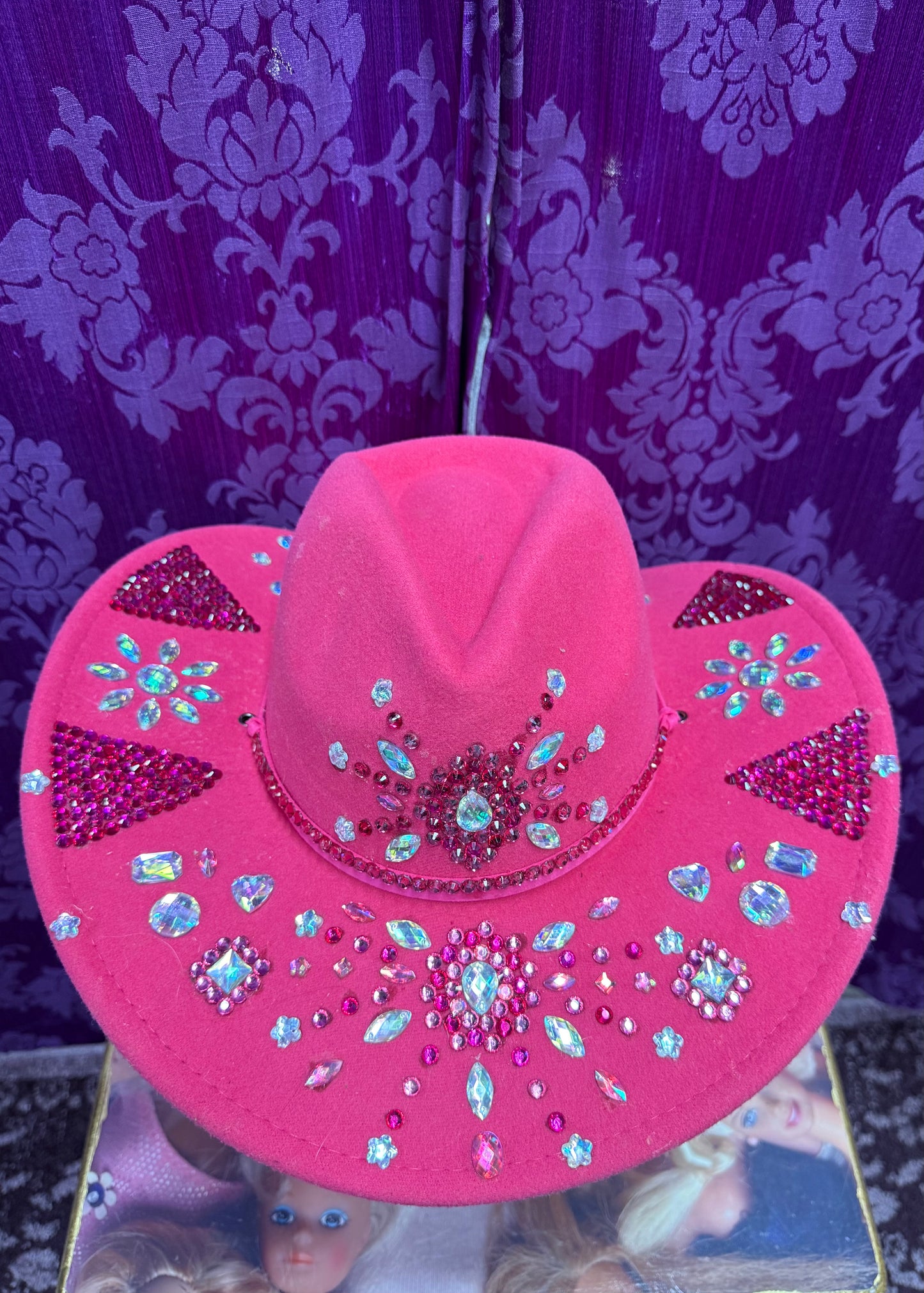 Handmade Bedazzled Cowgirl Hat
