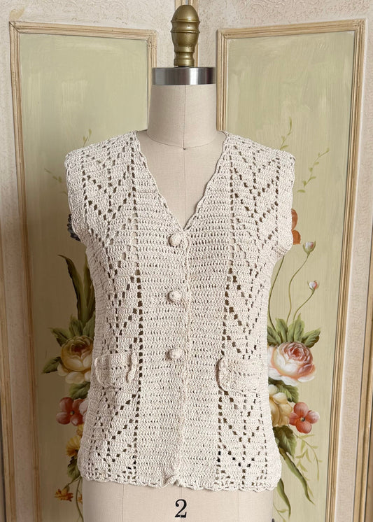 1970's Crochet Vest