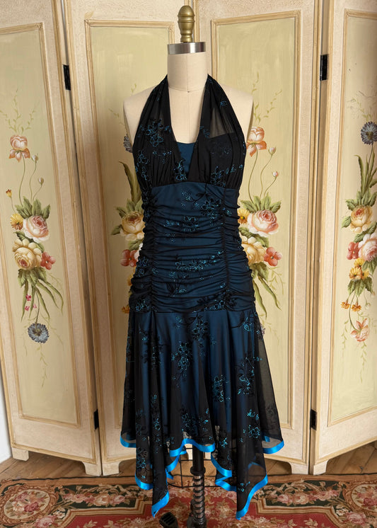Taboo Sparkly Floral Dress