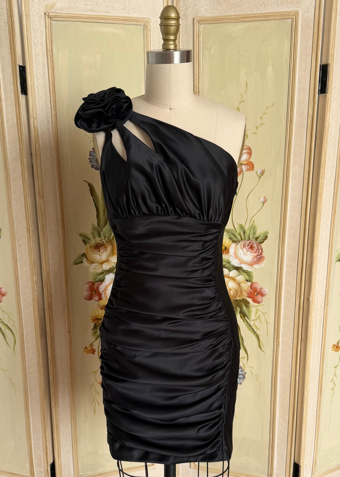 Gunne Sax Black Mini Dress