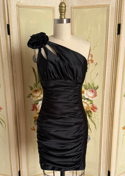 Gunne Sax Black Mini Dress
