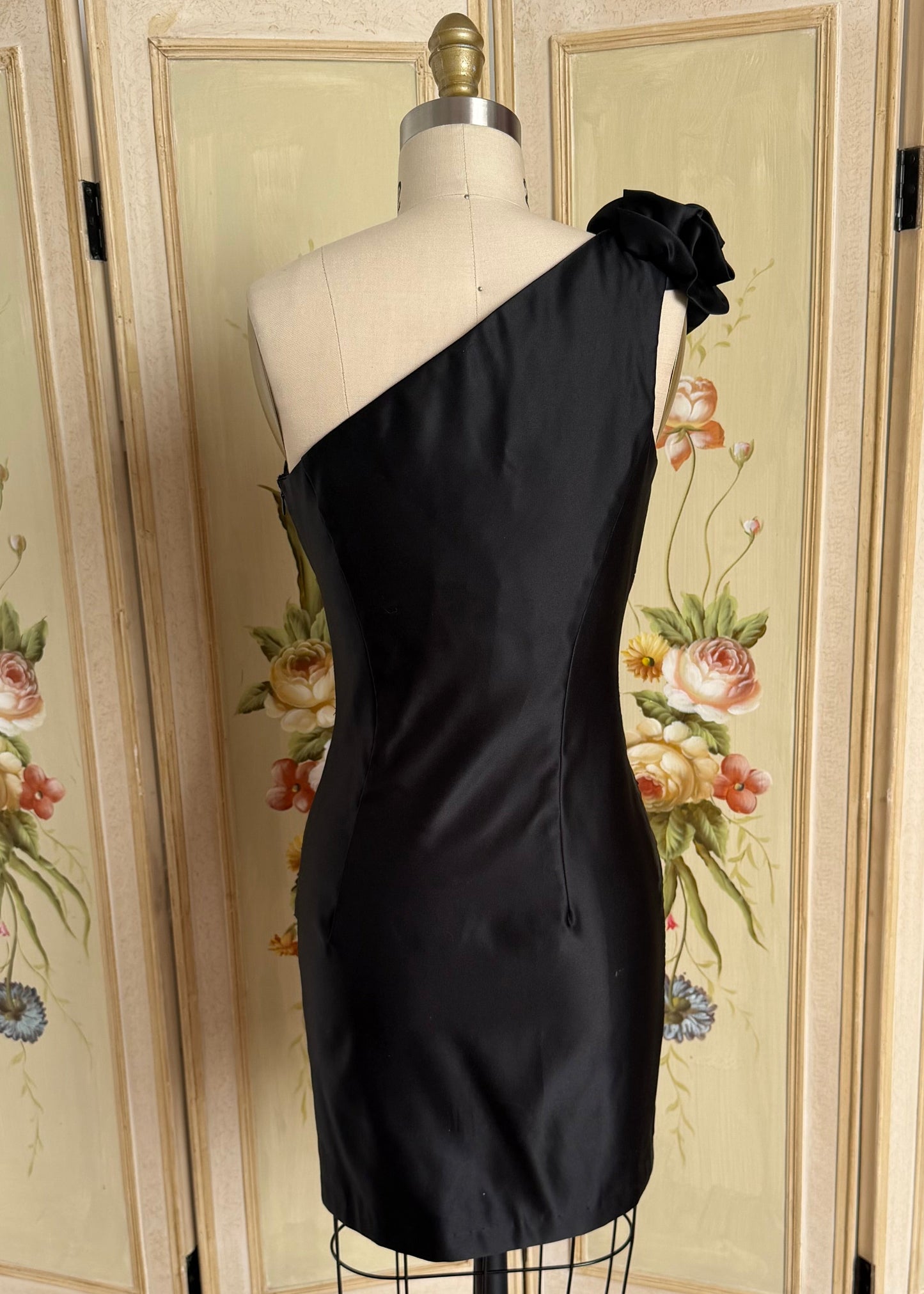 Gunne Sax Black Mini Dress
