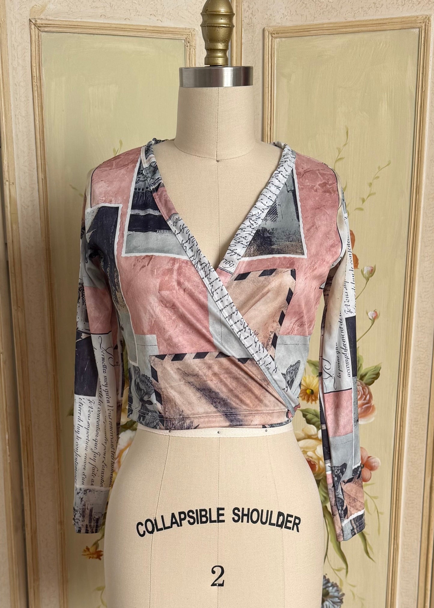Y2K Deadstock Wrap Top