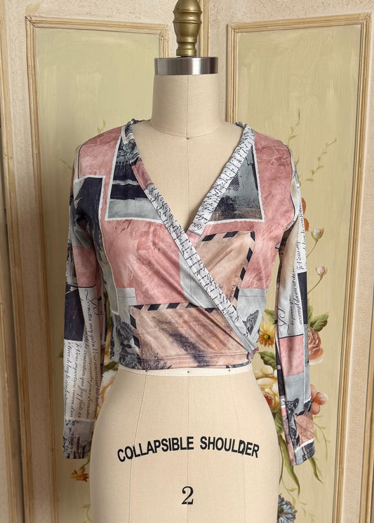 Y2K Deadstock Wrap Top