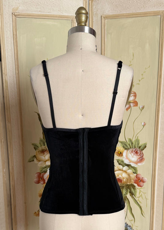 Victoria's Secret Velvet and Lace Bustier