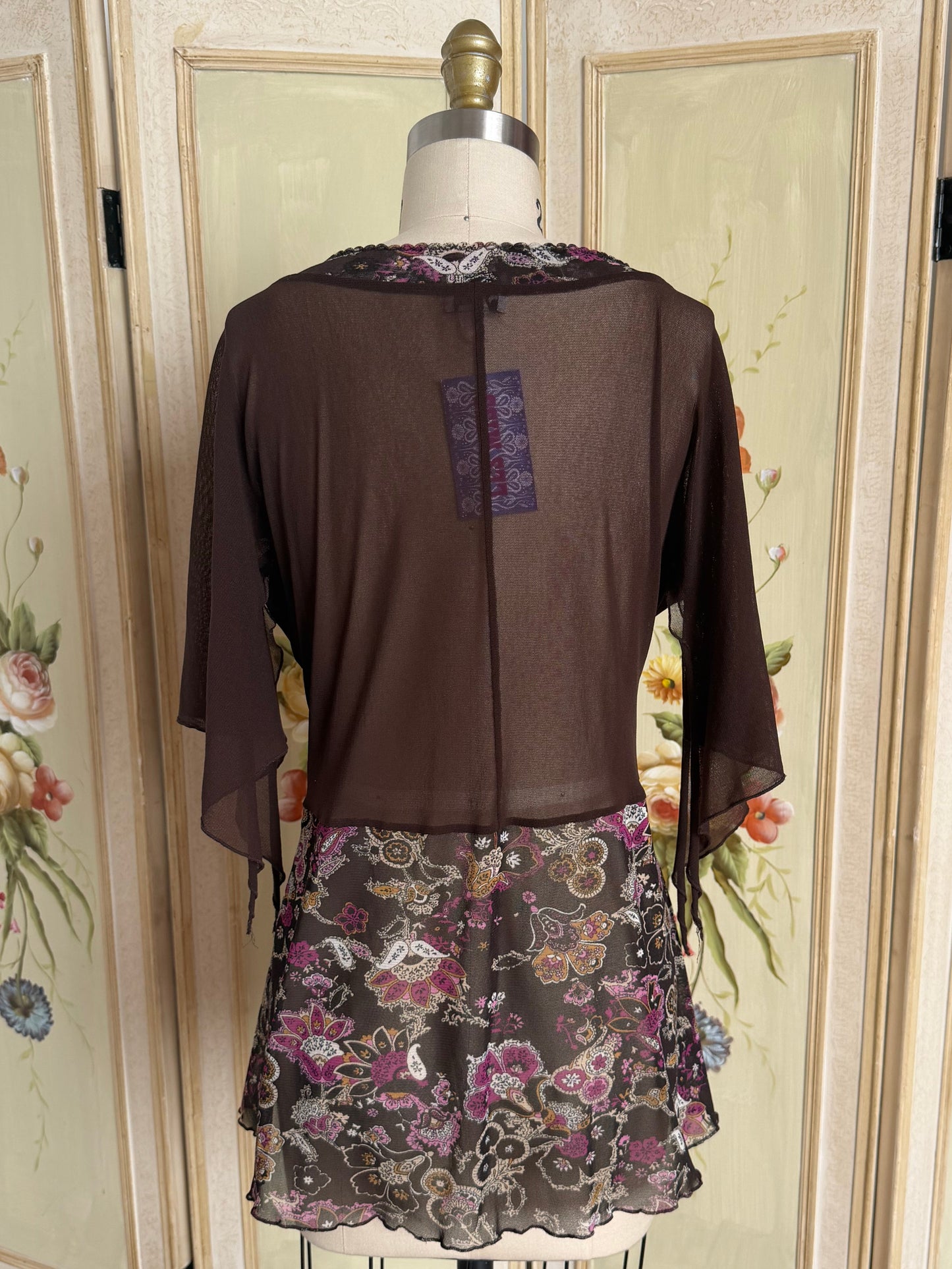 Floral Flowy Short Sleeve Top