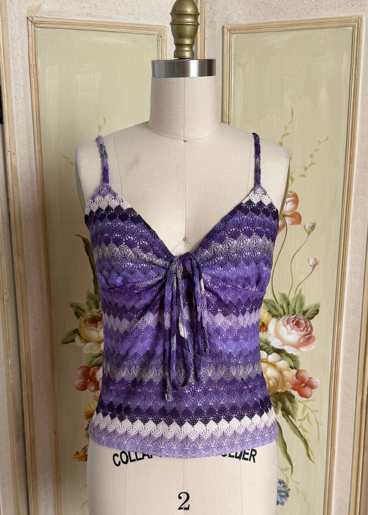 Morgan de Toi Purple Tank Top