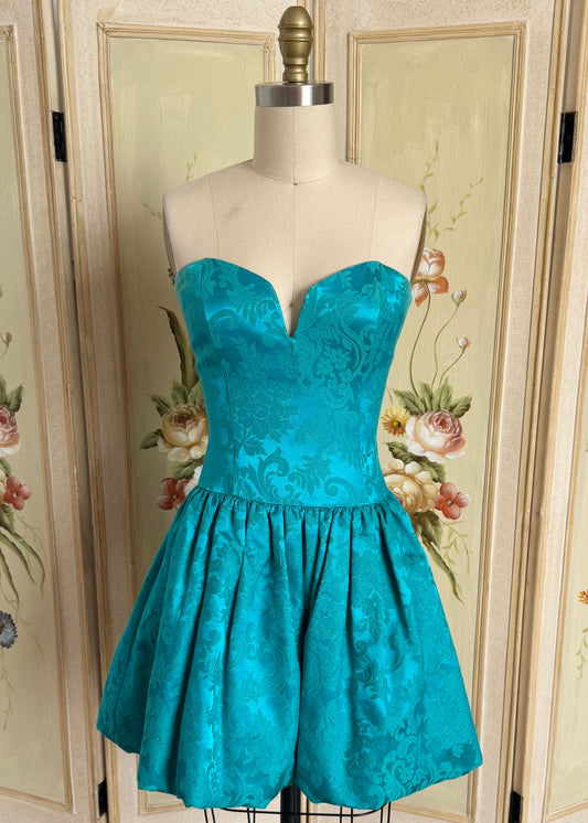 Gunne Sax Corset Mini Dress