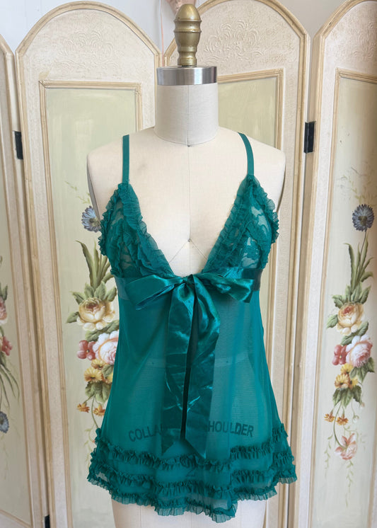 Fredericks of Hollywood Turquoise Slip