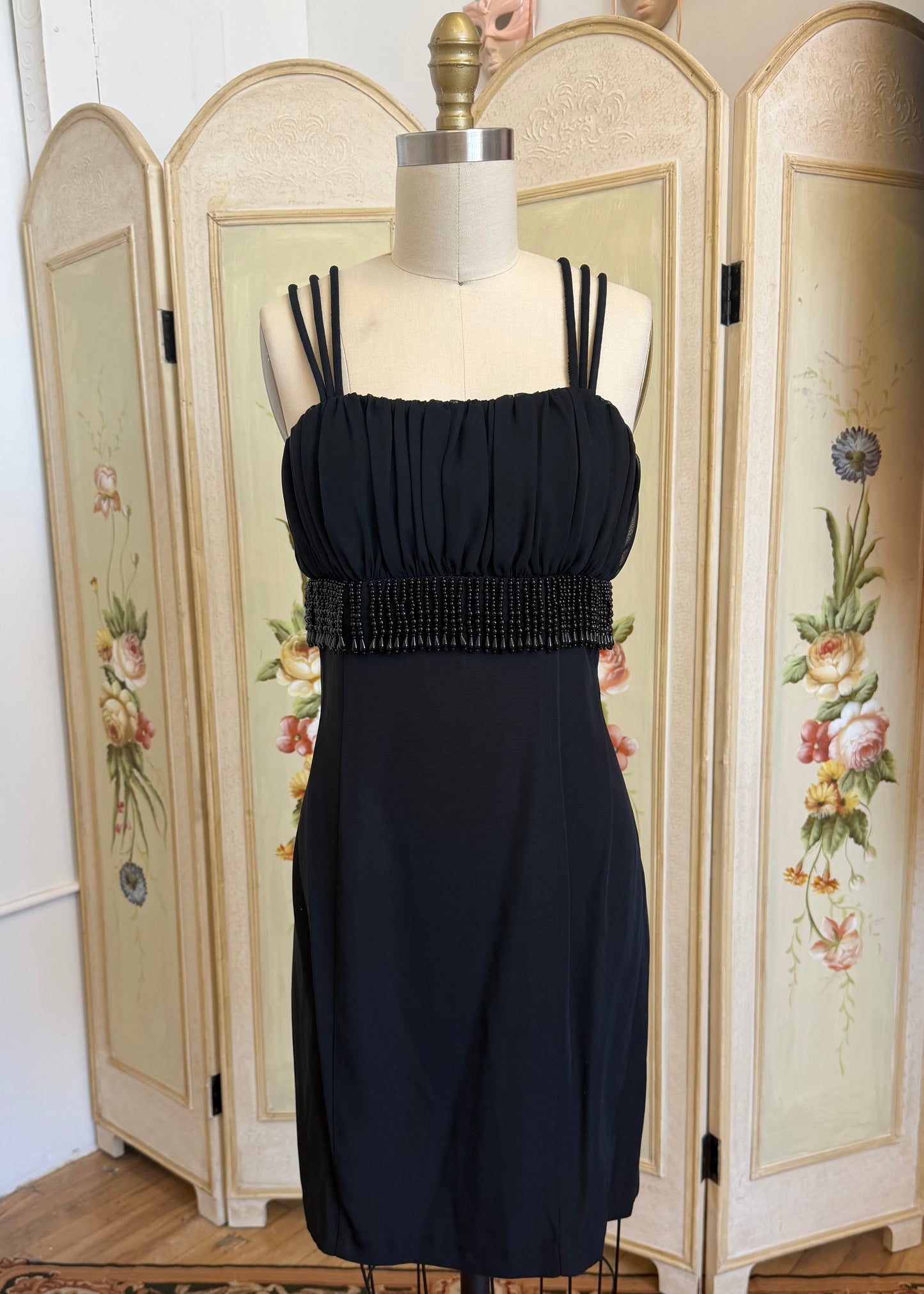 Rampage Black Beaded Dress