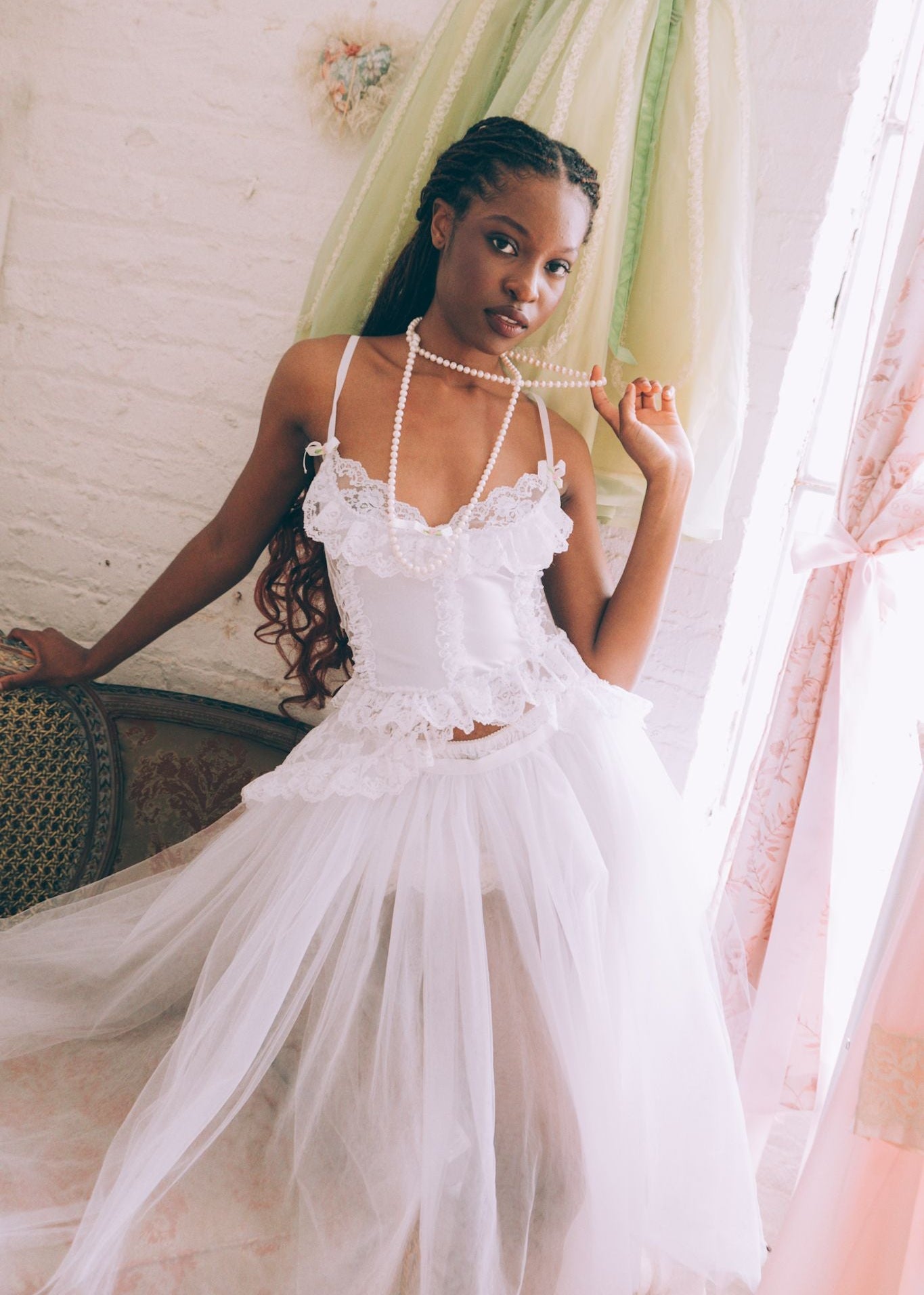Badgley Mischka White Tutu