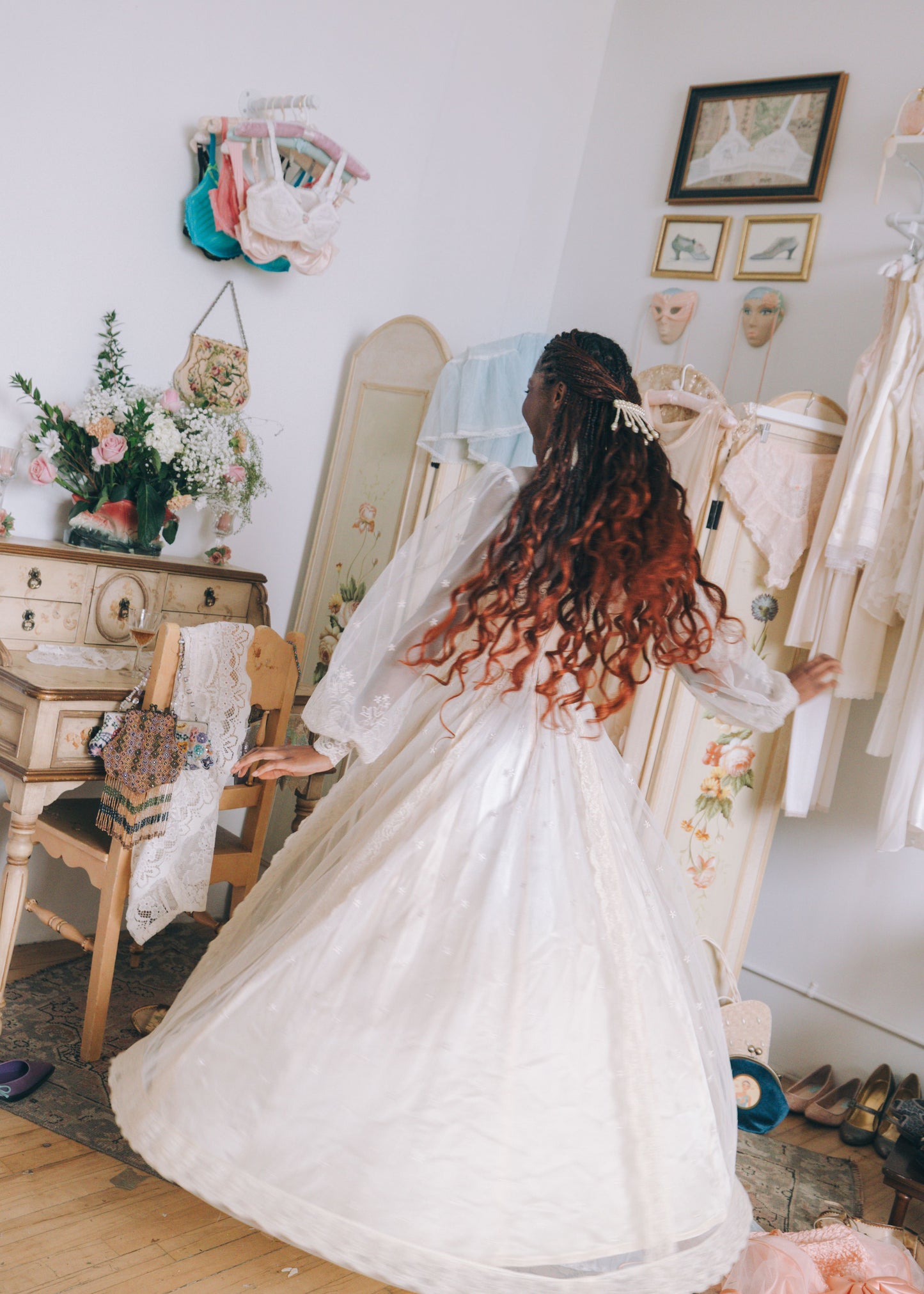 1970's Vintage Wedding Dress