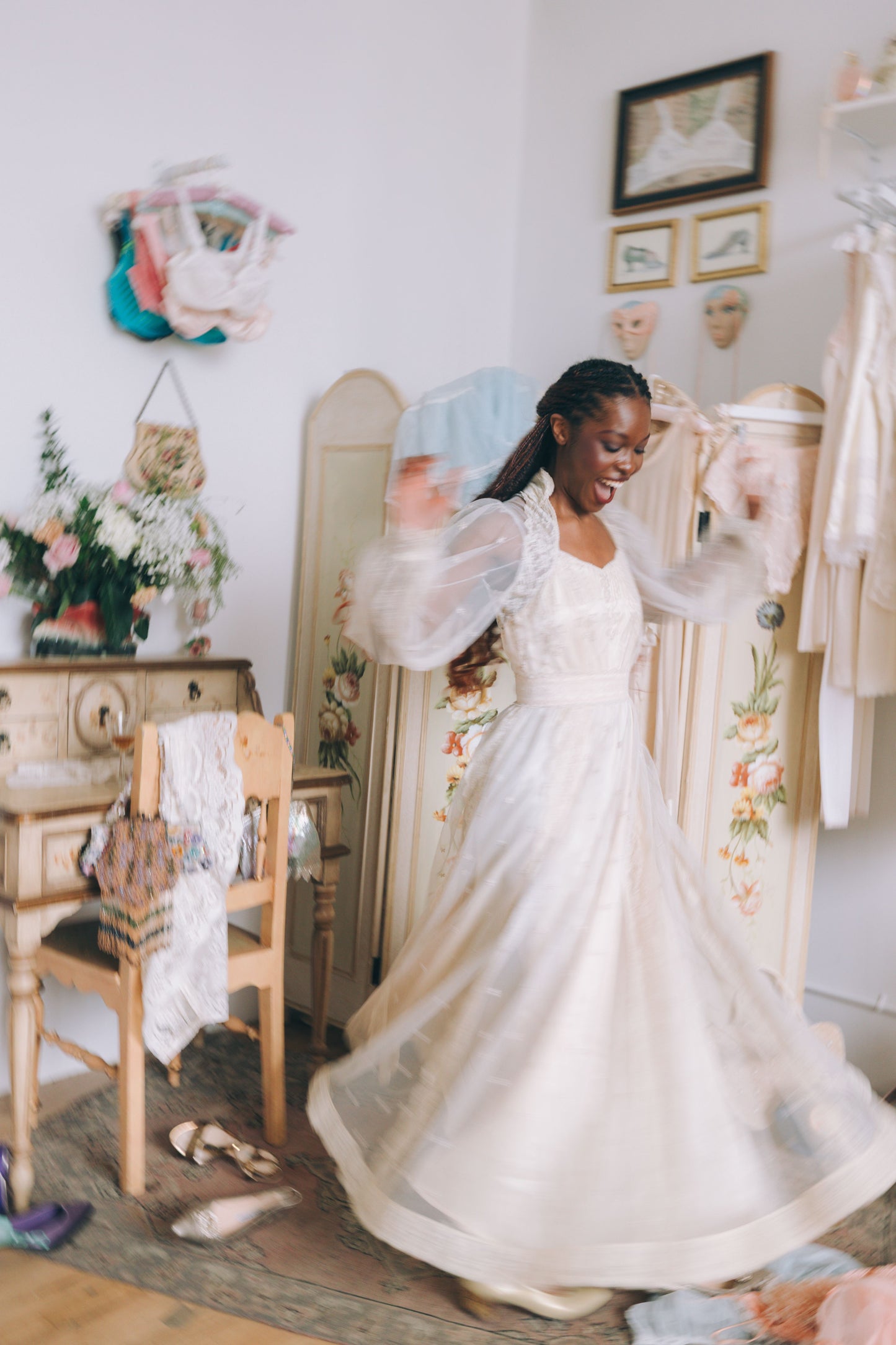 1970's Vintage Wedding Dress
