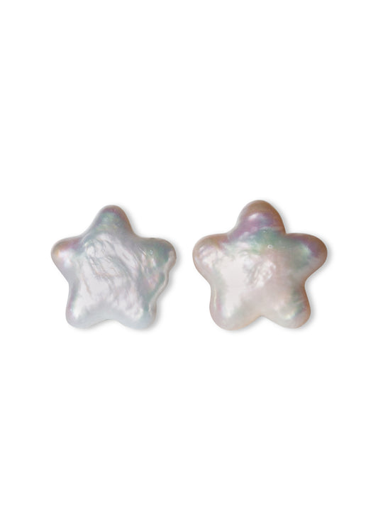 Mother of Pearl Star Studs