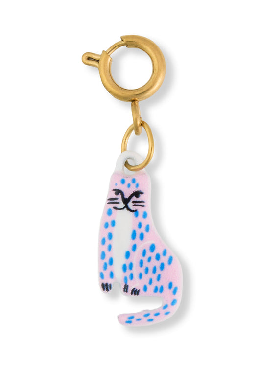 Pink Leopard Charm