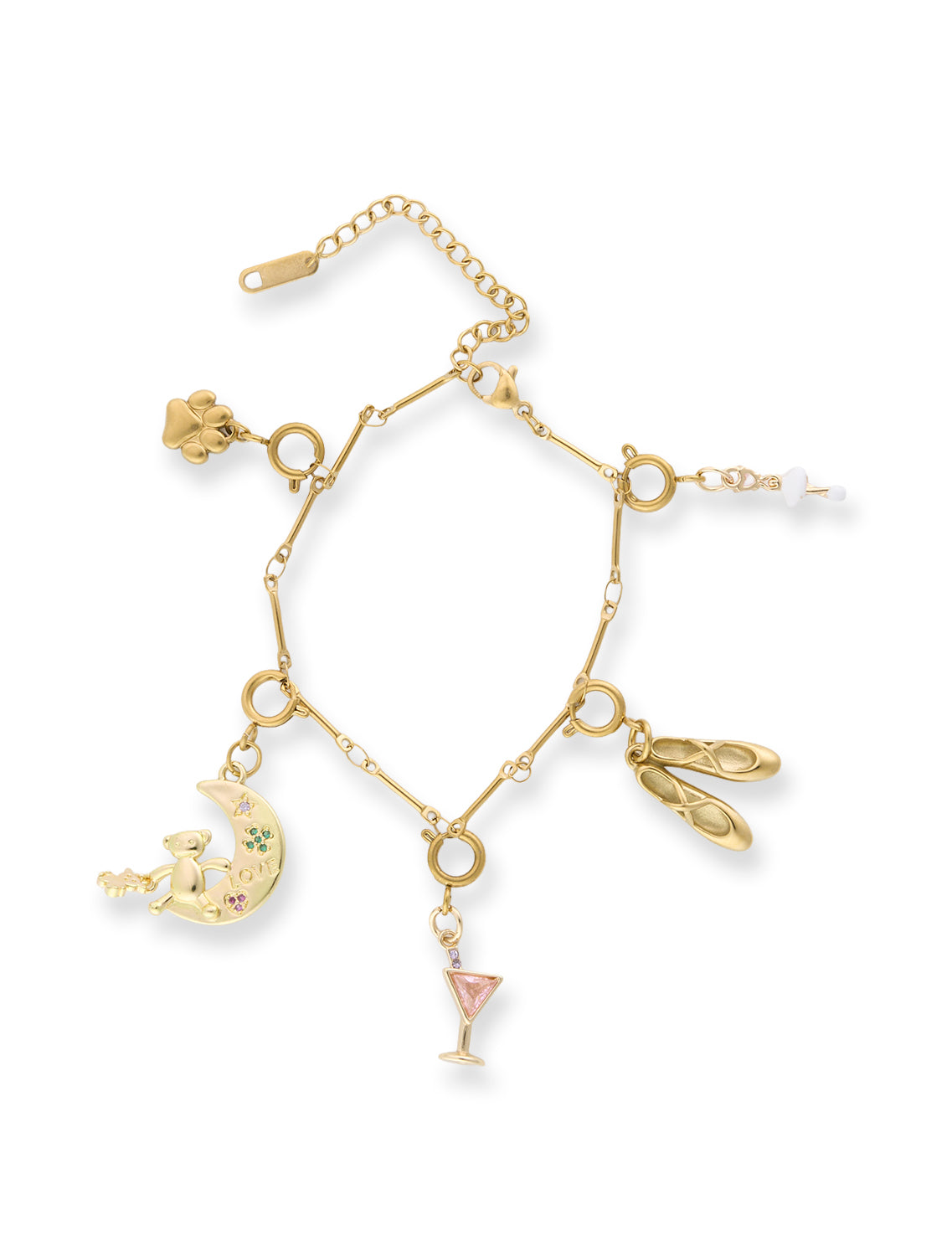 Gold Paw Charm