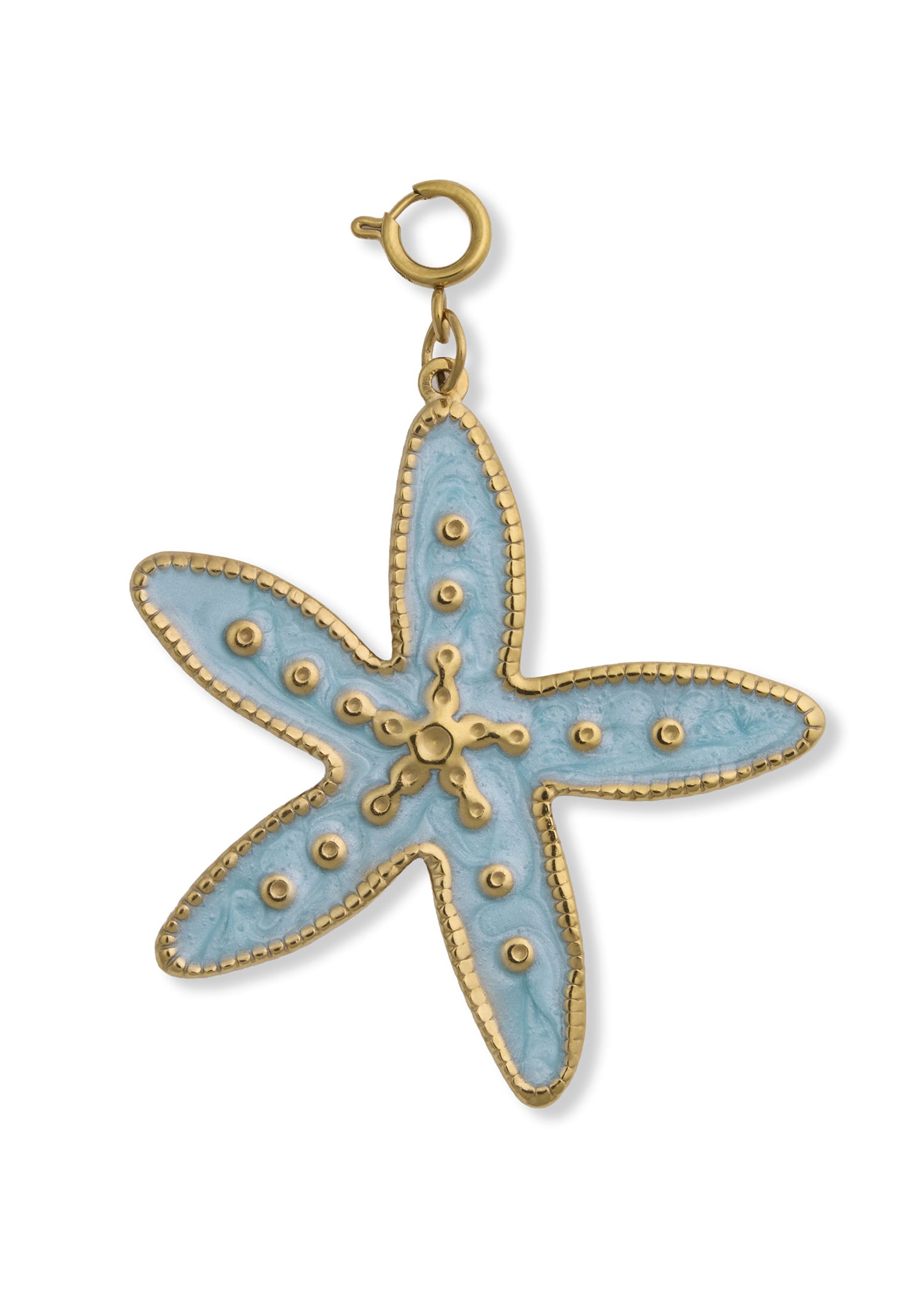 Turquoise Starfish Charm