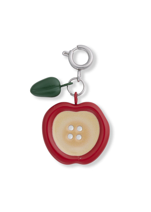 Apple Button Charm