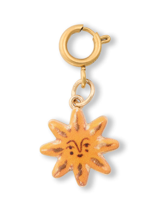 Orange Sun Charm