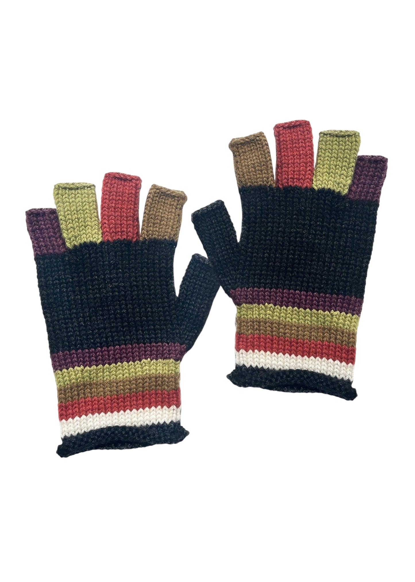 Fingerless Alpaca Gloves