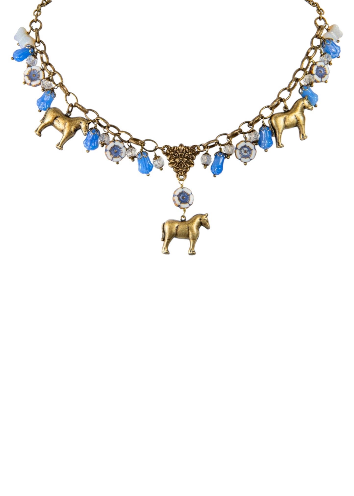 Horses in the Meadow Necklace