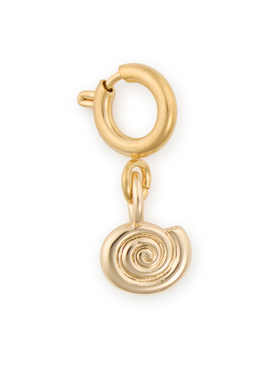 Gold Swirl Charm