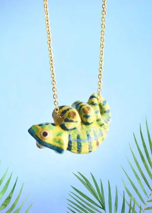 Camp Hollow Porcelain Animal Necklace