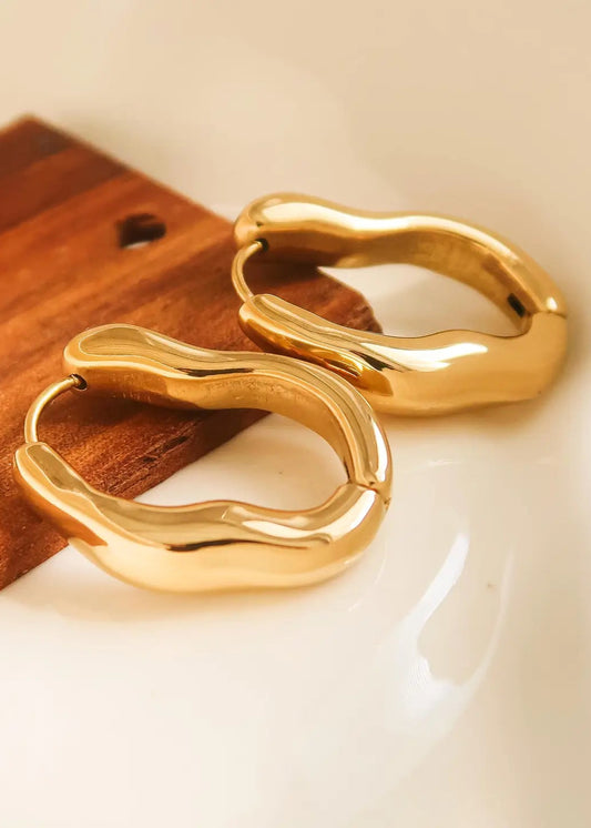 Darcy Oval Hoop Earring