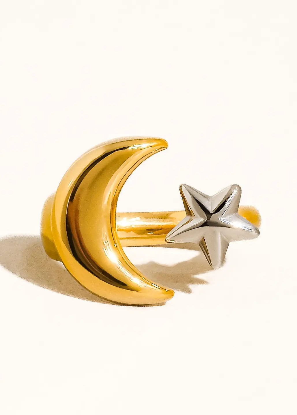 Star and Moon Ring