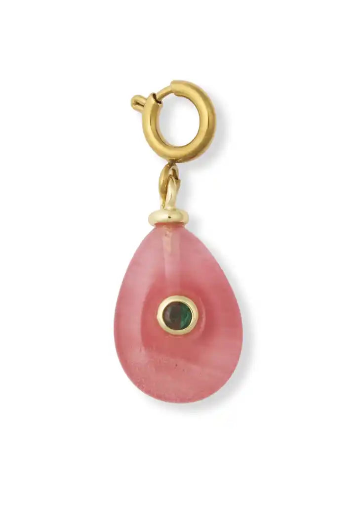 Coral Gem Charm