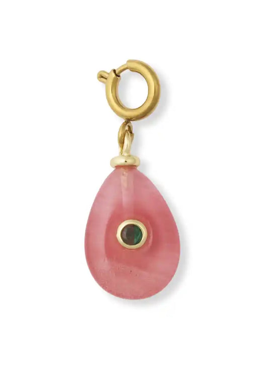 Coral Gem Charm