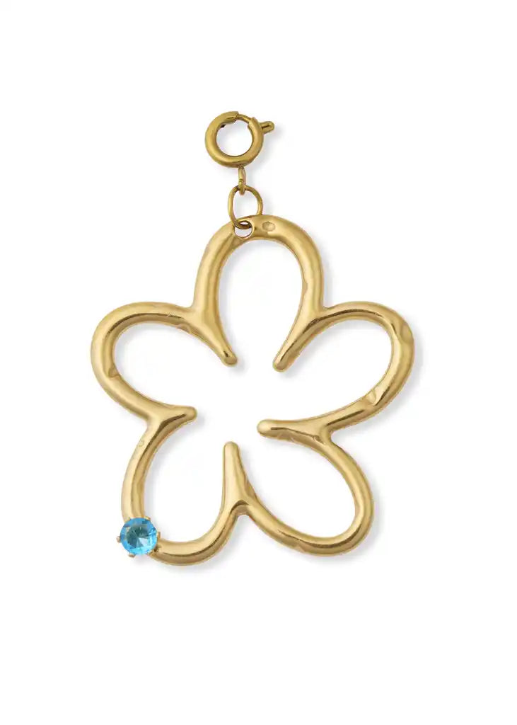 Open Flower Charm